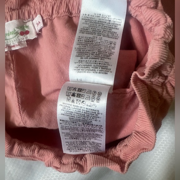 BONPOINT Corduroy Paperbag Pants 3T - Picture 5 of 9